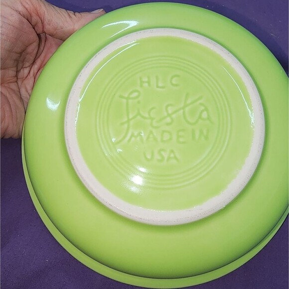 Fiesta. Chartreuse.  Cereal bowl, 7 inch # - Picture 2 of 3